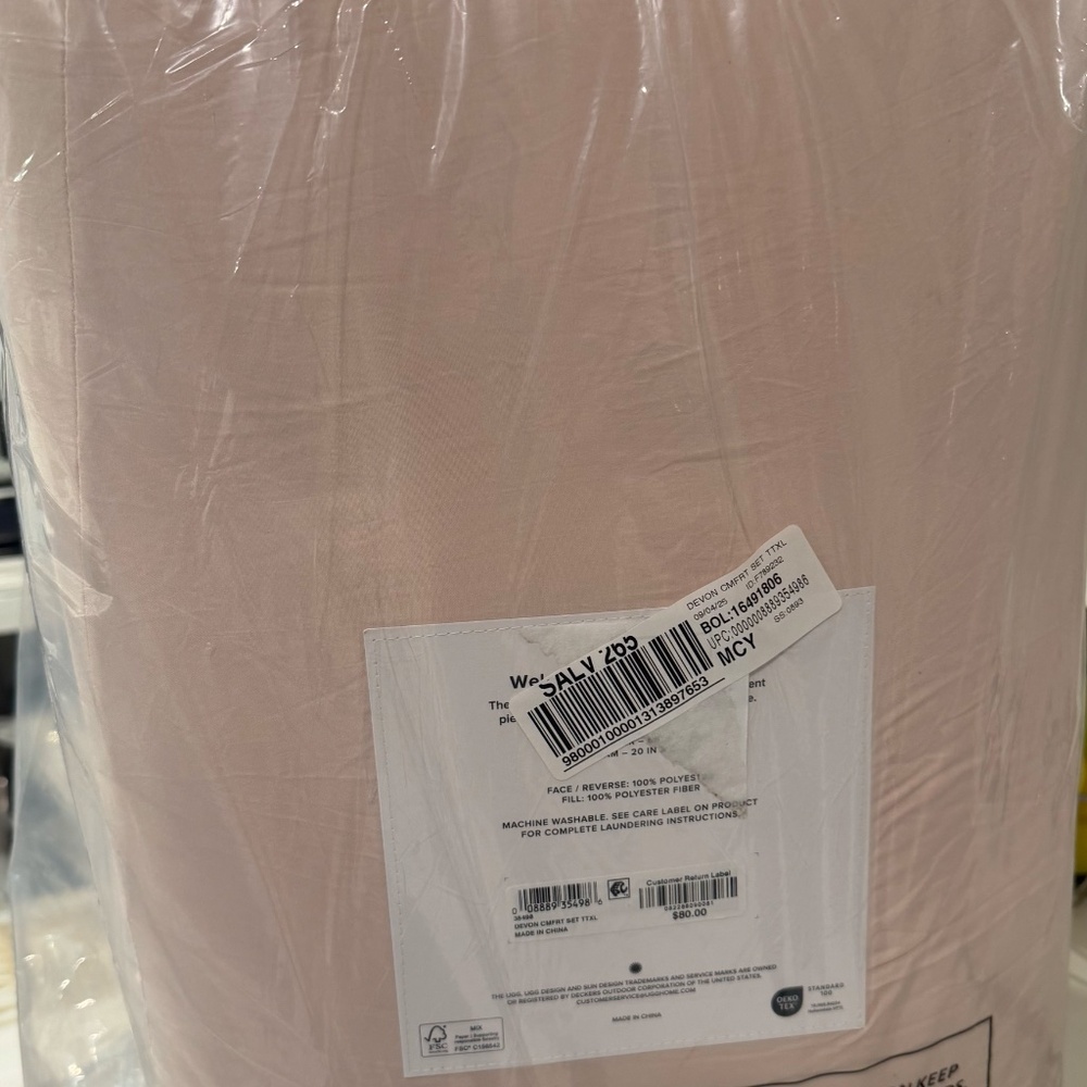 Ugg Devon Comforter Set, 2-pc Twin/Twin XL NWT - Picture 2 of 3